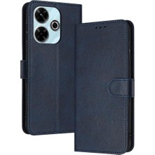 MY Boutique1 Toka Saf Renk Kickstand Pu ile Xiaomi Poco M6 4g Için Flip Case (Yurt Dışından)