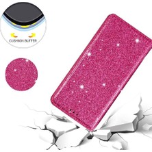 MY Boutique1 IPhone 12 Kart Tutucu Manyetik Kapatma Pu Deri Için Glitter Flip Case (Yurt Dışından)