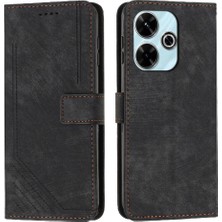 MY Boutique1 Xiaomi Poco M6 4g Kart Ekleme Cüzdan Pu Deri Için Flip Case (Yurt Dışından)