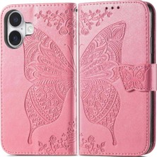 MY Boutique1 Iphone 16 Için Kılıf Artı Iş Kelebek Cüzdan Çok Renkli Kanat (Yurt Dışından)