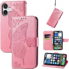 MY Boutique1 Iphone 16 Için Kılıf Artı Iş Kelebek Cüzdan Çok Renkli Kanat (Yurt Dışından)