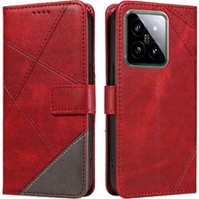 MY Boutique1 Elmas Dikiş Deri Telefon ile Xiaomi 14 ve Kart Yuvası Için Flip Case (Yurt Dışından)