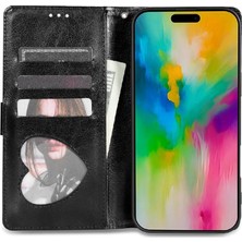 MY Boutique1 IPhone 16 Için Fermuar Cep Durumda Pro Max Pu Deri Glitter Cüzdan Kılıf (Yurt Dışından)