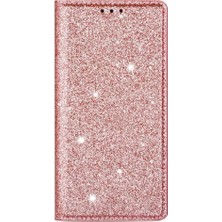 MY Boutique1 Samsung Galaxy S24 Flip Case Cüzdan Manyetik Kapatma Için Glitter Flip Case (Yurt Dışından)