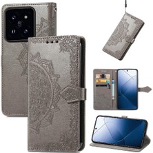 MY Boutique1 Xiaomi 14T Pro Için Flip Case Zarif Desen Kapak Çevirin Deri Kılıf (Yurt Dışından)