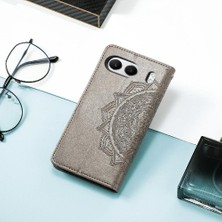 MY Boutique1 Oneplus Nord 4 Flip Kapak Için Flip Case Basit Iş Deri Kılıf (Yurt Dışından)