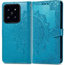 MY Boutique1 Xiaomi 14T Pro Için Flip Case Zarif Desen Kapak Çevirin Deri Kılıf (Yurt Dışından)