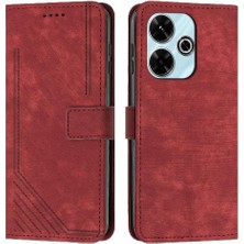 MY Boutique1 Xiaomi Poco M6 4g Kart Ekleme Cüzdan Pu Deri Için Flip Case (Yurt Dışından)