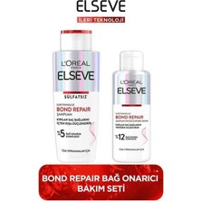 Elseve Bond Repair Bağ Onarıcı Saç Bakım Seti: Güçlendirici Şampuan +Şampuan Öncesi Kurtarıcı Bakım 200ML