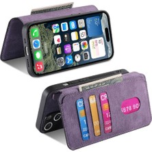 MY Boutique1 Iphone 16 Için Flip Case Artı Kart Standı Cüzdan Mıknatıs Koruyucu Malzeme (Yurt Dışından)