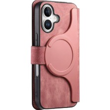 MY Boutique1 Iphone 16 Için Flip Case Retro Kart Standı Mıknatıs Koruyucu Malzeme Cüzdan (Yurt Dışından)