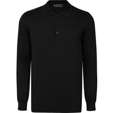 Felix Hardy Erkek Polo Yaka Uzun Kollu Kazak