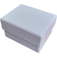 Özer Kutu Beyaz Sert Yüzük Kutusu 30 Lu Paket ( Içi Süngerli )