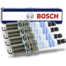 Bosch Mercedes C Serisi (203) C200 2.0 Kompressor 2000 2001 2002 Bosch Çift Platin Buji 4 Adet Takım