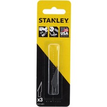 Stanley 0-11-411 Hobi Neşter Bıçak Yedeği (3'lü Paket)