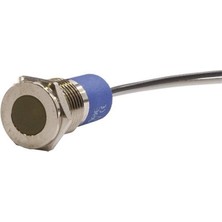 Robo Dünya 12MM Metal Kablolu Sinyal Lambası Sarı IP67 10V-30V