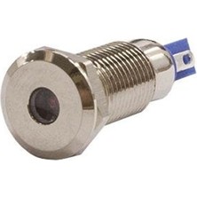 Robo Dünya 8.0mm Metal Sinyal Lambası Beyaz IP67 10V-30V