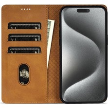 SZY Mall IPhone 14 Için Flip Case Artı Çift Katmanlı Koruma Manyetik Kapatma Kartı (Yurt Dışından)