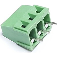 Robo Dünya 3 Pin 2 No 5.08MM Yeşil Klemens