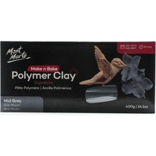 MONT MARTE mm Make N Bake Polimer Kil Signature 400G - Mid Grey