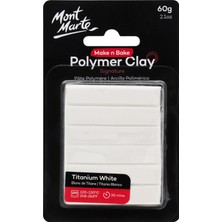 MONT MARTE mm Make N Bake Polimer Kil Signature 60G - Titanium White