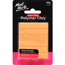MONT MARTE Make N Bake Polimer Kil Signature 60G - Fluoro Orange