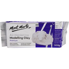 MONT MARTE mm Hava ile Sertleşen Modelleme Kili - Beyaz Rengi 500 G
