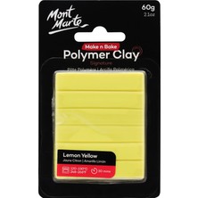 MONT MARTE mm Make N Bake Polimer Kil Signature 60G - Lemon Yellow