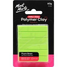 MONT MARTE mm Make N Bake Polimer Kil Signature 60G - Fluoro Green