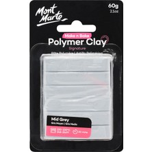 MONT MARTE mm Make N Bake Polimer Kil Signature 60G - Mid Grey