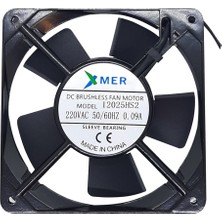 Robo Dünya 120X120X25MM 220V 0.09A 2p Xmer Fan