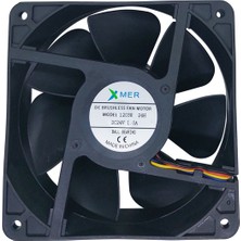 Robo Dünya 120X120X38MM Rulmanlı 24V 1.0A 4p Xmer Fan