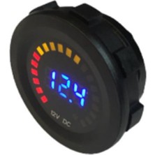 Robo Dünya Pano Tip Voltmetre Akü Göstergeli