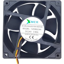 Robo Dünya 120X120X38MM 24V 0.80A 3p Xmer Fan