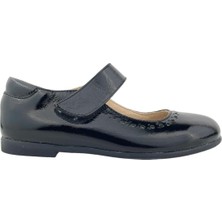 Nubebe Retro Çocuk Okul Ayakkabısı Siyah Rugan