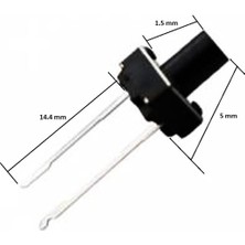 Robo Dünya 6x6 5mm 2 Bacak Tact Switch