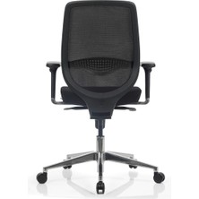 Bürosit Rhyme Alüminyum Ayarlı Kolçaklı Çalışma Koltuğu (Kumaş)