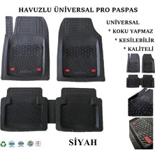 Zeyno Ticaret Ford Focus Sedan 2017  Havuzlu Ünıversal Maxi Paspas Siyah