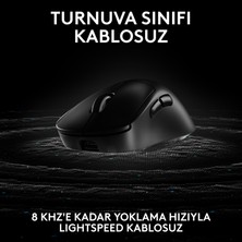 Logitech G Pro x Superlıght 2 Dex Lıghtspeed Hero 2 32K Dpı Sensör Pc/mac Için Kablosuz Oyun Mouse'u, Siyah