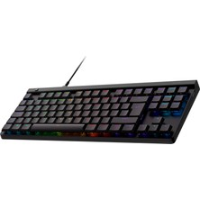 Logitech G515 Tkl Kablolu Düşük Profilli Rgb Aydınlatmalı Ingilizce Oyun Klavyesi, Siyah