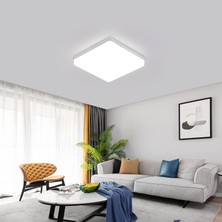 Delipop 36W Kare LED Tavan Işığı, 4050LM LED Tavan Lambası, IP44 6500K LED Tavan Işığı, 23 cm (Yurt Dışından)