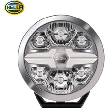 Hella 12V-24V LED Lamba Off-Road Yuvarlak (Krom Çerçeve) 3000 Sarı-Beyaz (220 Mm)