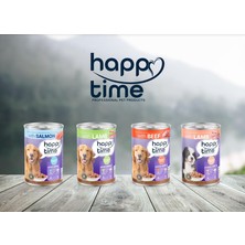 Happy Time Yetişkin Köpekler Için Somonlu Konserve 12 x 400 gr