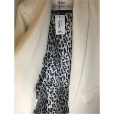 Hena Store Leopar Desenli Astarlı Blazer Ceket