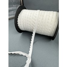7 mm papatya iç çamaşır lastiği-5 metre-Beyaz
