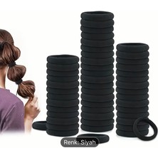 Htg Kalın Büyük Boy 30'lu Siyah Saç Lastik Toka