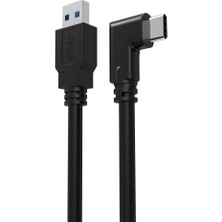 Thot Meta Quest 3 ve 2 ile Uyumlu 5mt 5gbps USB 3.2 Hızlı Veri Aktarımı,hızlı Şarj Usb-C