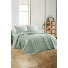 İpekçe Home MDL Fitted Lüks Kutulu 4 Parça %100 Organik Pamuk Çift Kişilik Pike Takımı