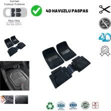 Zeyno Ticaret Citroen C4 Picasso 2013 Uyumlu Havuzlu Ünıversal Yeni Nesil Plus Paspas Siyah - Gri