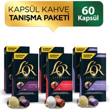 Jacobs L'or Nespresso Uyumlu Kapsül Avantaj Paketi (L'or Supremo + L'or Splendente + L'or Lungo) x 2